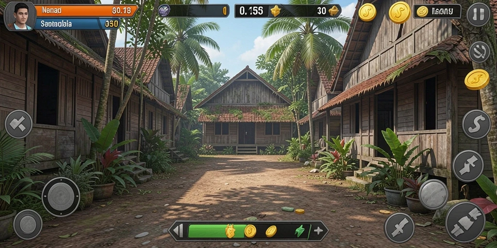 Momen seru saat bermain secara multiplayer dengan teman.