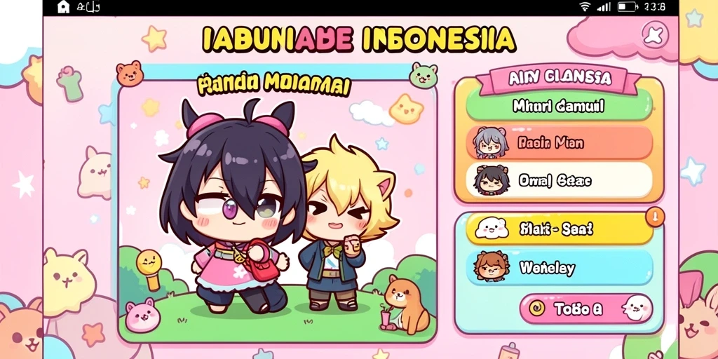 Tangkapan layar dari leaderboard yang menunjukkan peringkat pemain.