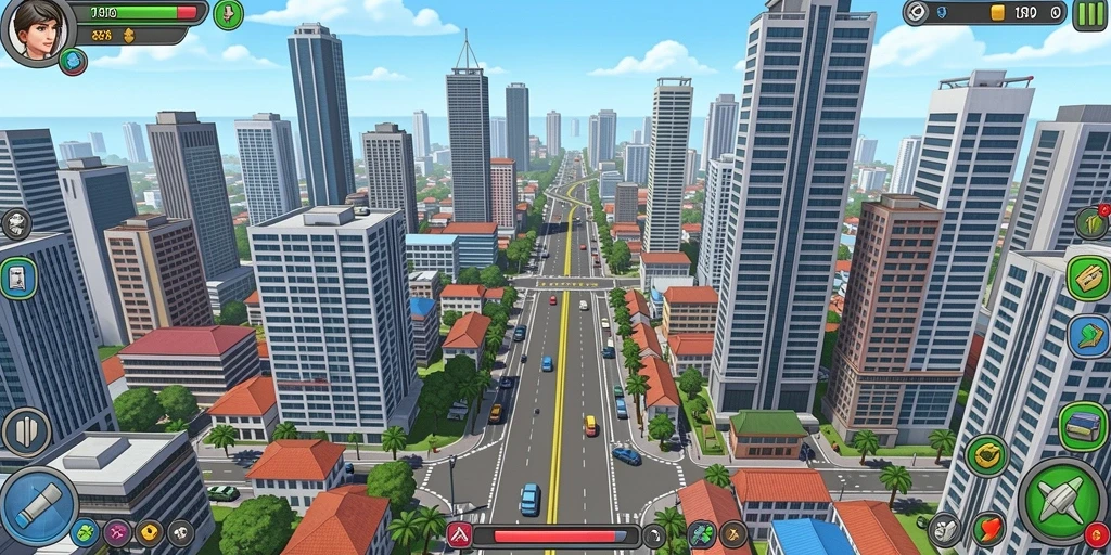 Tangkapan layar dari momen pertarungan epik dalam game.